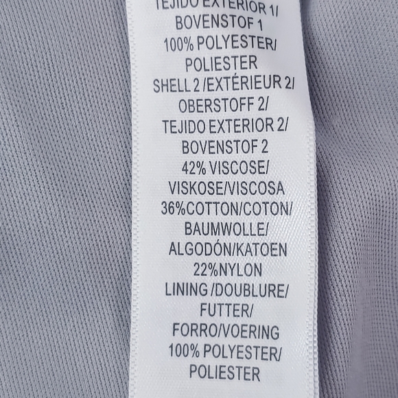 Adrianna Papell Lace Illusion Gown Silver 4 - Picture 6 of 10